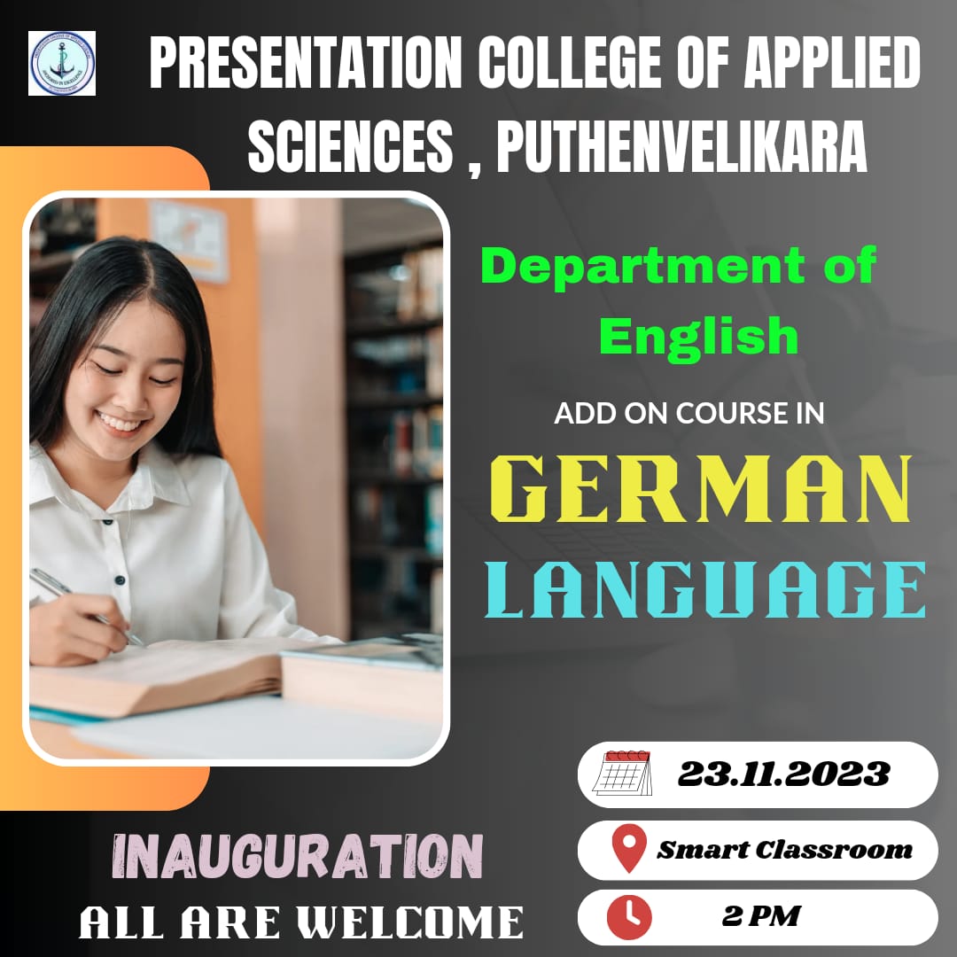 Add On Course On German Language