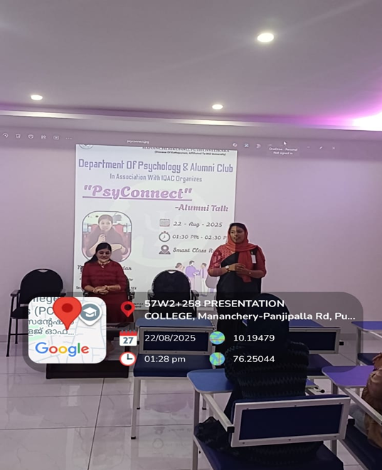 Alumni Talk — PsyConnect