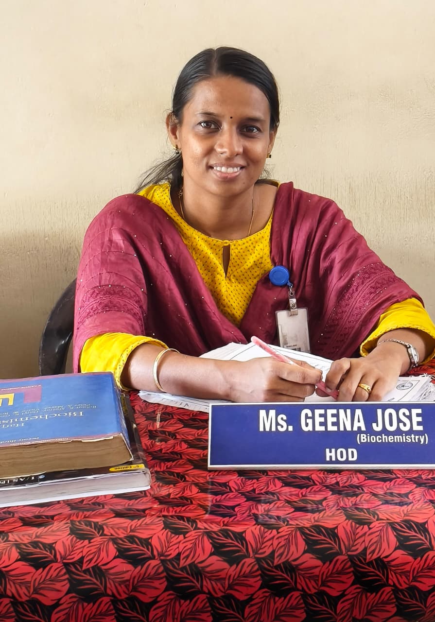 Ms. Geena Jose (Asst.Proffesor)